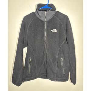 The North Face Women’s Black Fleece Jacket Full Zip Size L Outdoor Warm